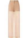 Pinko Belt Loops Slacks In Brown