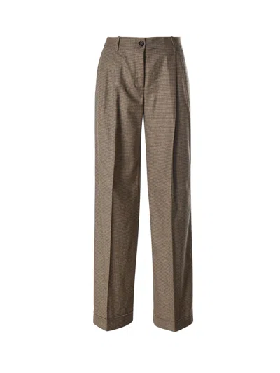 Pinko Trousers In Brown