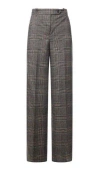 Pinko Check-pattern Trousers In Gray
