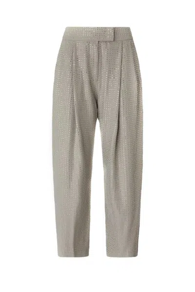 Pinko Trousers In Gray