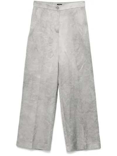 PINKO PINKO GREY 'PARLAMI' TROUSERS