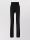 Pinko Trousers High-waisted Wide-leg Belt Loops In Black