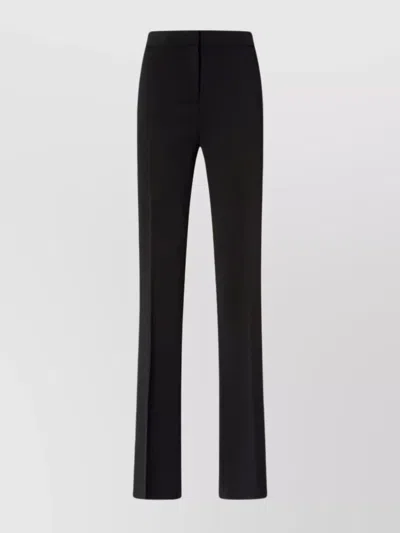 PINKO TROUSERS HIGH-WAISTED WIDE-LEG BELT LOOPS