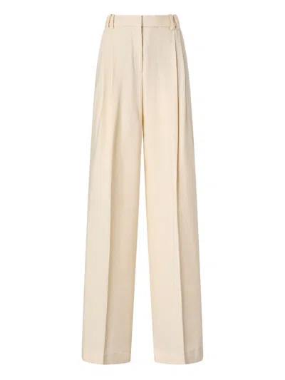 Pinko Trousers Light And Natural In Neutral