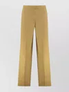 Pinko Trousers Linen High-rise Waist