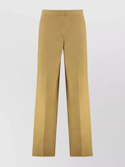 PINKO TROUSERS LINEN HIGH-RISE WAIST
