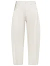 PINKO PINKO POLLOCK HIGH-WAISTED TROUSERS IN VISCOSE AND COTTON