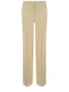 Pinko Trousers  "jacopone" Made Of Linen Blend. In Giallo Chiaro