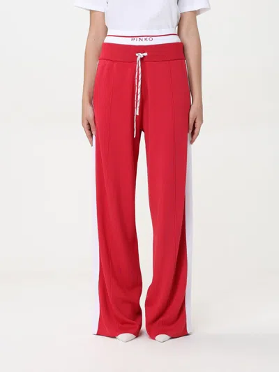 PINKO PANTS PINKO WOMAN COLOR RED,425527014