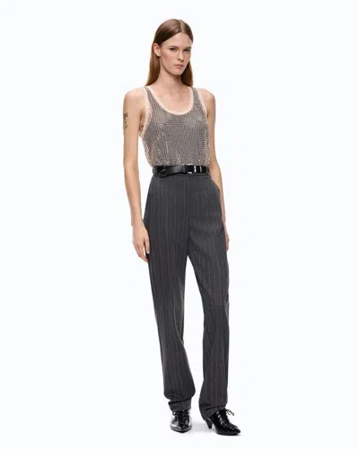 Pinko Trousers Pleione In Gray