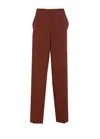 Pinko Trousers Regular Fit Pockets In Red
