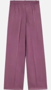 Pinko Belt-loop Casual Pants In Vino D''uva
