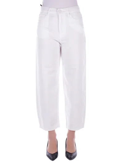 Pinko Trousers White In Bianco Bianco
