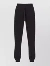 Pinko Trousers With Drawstring Waist And Elasticated Cuffs In Black