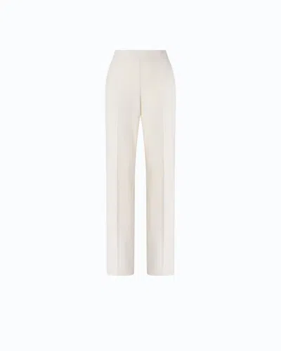Pinko - Trousers With Pressed Crease Detail - 36 In White