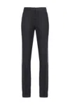 Pinko Trousers With Side Detailing And Fabric Blend In Black