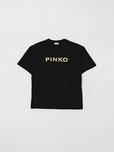 Pinko T-shirt Kids In Black
