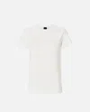 Pinko White Embossed Logo T-shirt In White
