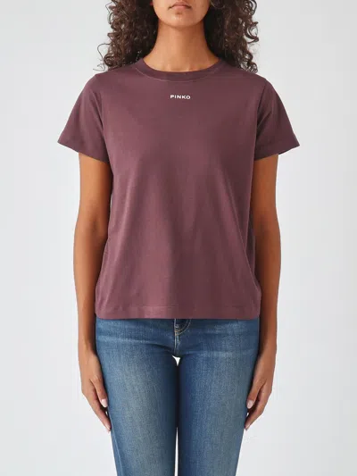 Pinko T-shirt Woman Color Burgundy