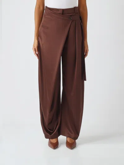 Pinko T-shirt Woman Color Cocoa In Brown