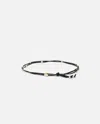 Pinko Tubular Leather Belt With Gold Metal Nuggets In Black-brushed Gold