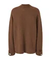 Pinko Turtleneck Sweater In Brown