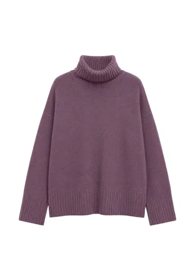 Pinko Turtleneck Sweater In Purple
