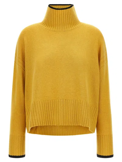 Pinko Turtleneck Sweater In Yellow
