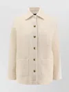 Pinko Ghiacciolo Tweed Jacket In Neutral