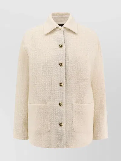 PINKO TWEED JACKET IN TEXTURED FABRIC