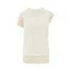 Pinko Knitted T-shirt In White