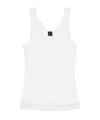 Pinko Round-necked Vest In White