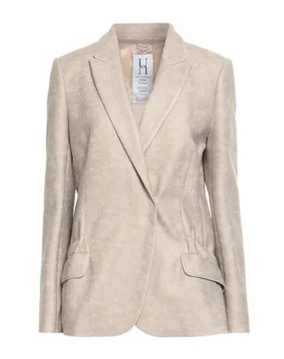 Pinko Uniqueness Woman Blazer Beige Size 6 Cotton
