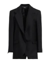 Pinko Uniqueness Woman Blazer Black Size 8 Polyester, Virgin Wool, Elastane In Black