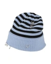Pinko Uniqueness Woman Hat Azure Size Onesize Wool, Polyamide, Zamak