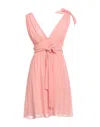 Pinko Uniqueness Short Dresses In Pink