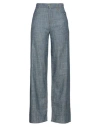 Pinko Uniqueness Woman Pants Blue Size 25 Cotton, Linen In Blue