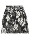 Pinko Uniqueness Woman Shorts & Bermuda Shorts Black Size 10 Viscose In Black