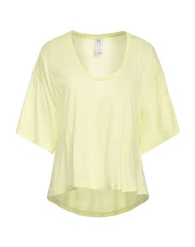 Pinko Uniqueness Woman T-shirt Yellow Size M Cotton