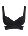 Pinko Uniqueness Woman Top Black Size L Viscose, Polyamide, Elastane In Black