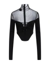 Pinko Uniqueness Woman Top Black Size L Viscose, Polyamide, Elastane In Black