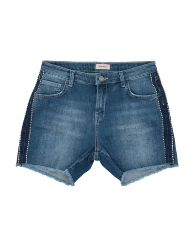 Pinko Up Babies'  Toddler Girl Denim Shorts Blue Size 6 Cotton, Polyester, Elastane
