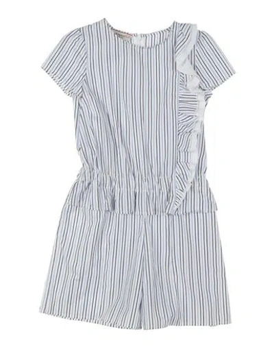 Pinko Up Babies'  Toddler Girl Jumpsuit White Size 6 Cotton, Elastane