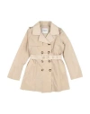 Pinko Up Toddler Girl Overcoat & Trench Coat Beige Size 6 Polyester, Cotton In Brown