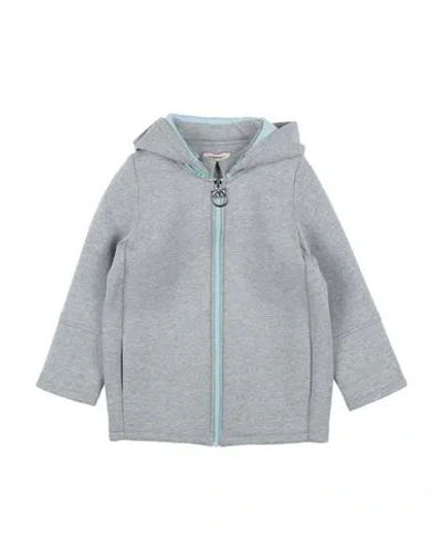 Pinko Up Babies'  Toddler Girl Overcoat & Trench Coat Grey Size 6 Cotton, Viscose
