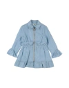 Pinko Up Toddler Girl Overcoat Light Blue Size 6 Polyester In Blue