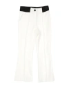 Pinko Up Toddler Girl Pants White Size 5 Viscose, Polyamide, Elastane In White