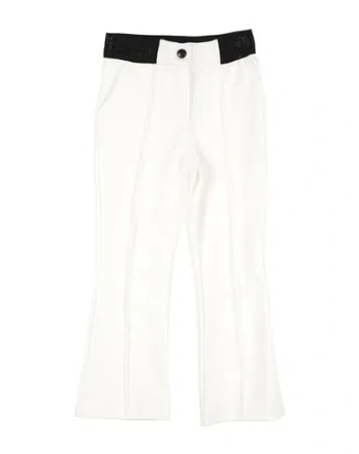 Pinko Up Babies'  Toddler Girl Pants White Size 5 Viscose, Polyamide, Elastane