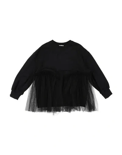 Pinko Up Babies'  Toddler Girl Sweatshirt Black Size 6 Cotton, Elastane, Polyamide