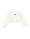 Pinko Up Toddler Girl Sweatshirt Ivory Size 6 Cotton, Elastane In Neutral
